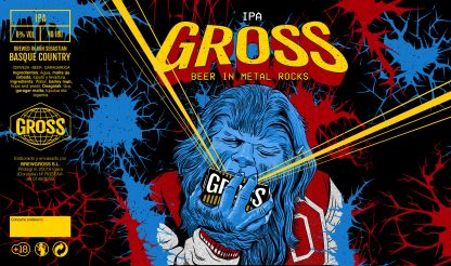 Gross - Beer In Metal Rocks - Label